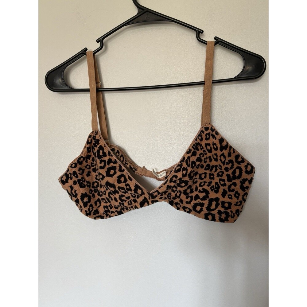 ARQ Cheetah Print Bralette, Size 3XL